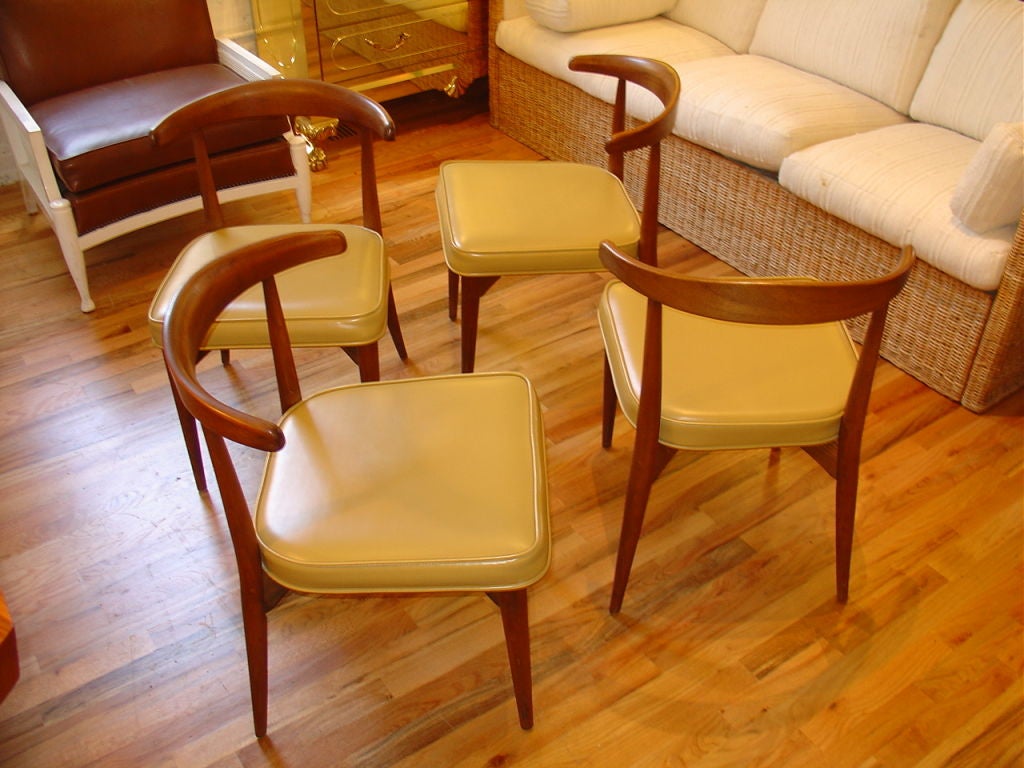 American Set of Four Danish Style Dining Chairs