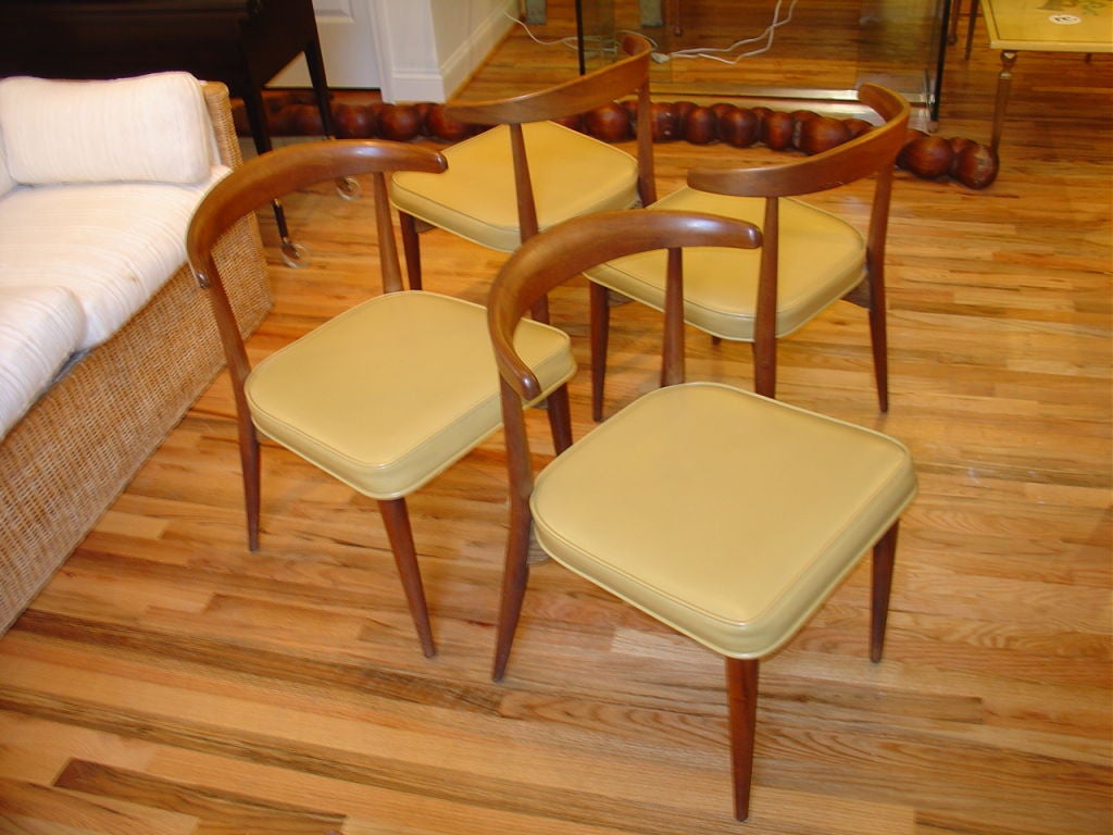 Mid-20th Century Set of Four Danish Style Dining Chairs