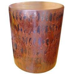 1970
s Ceramic Stool or End Table