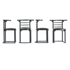 chairs, set of four by Joseph Hoffman