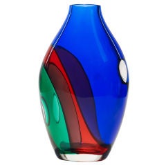 Carnevale vase by Archimede Seguso