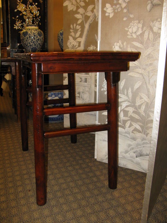 19th Century Mid. 19th C Chinese Small Wood Side Table