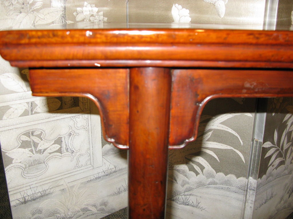 Mid. 19th C Chinese Small Wood Side Table 1