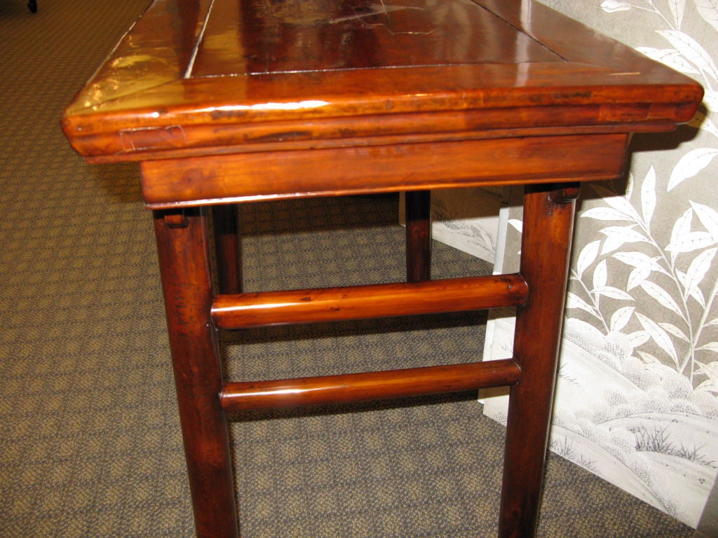 Mid. 19th C Chinese Small Wood Side Table 4