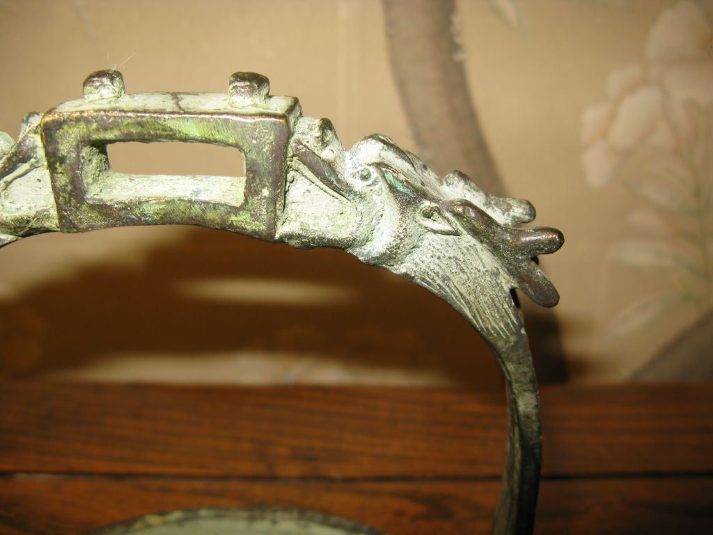 Chinese antique Bronze stirrup at 1stDibs