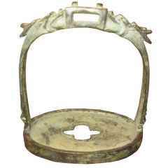 Chinese antique Bronze stirrup
