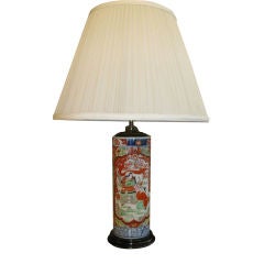 19th Century Japanese Imari Lamp 8