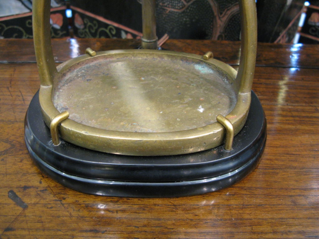 Antique Chinese Bronze Stirrups, Mounted As Lamps at 1stDibs