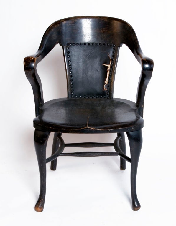 Vintage Library Chairs 1