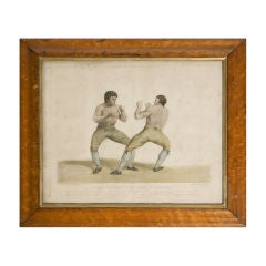 Antique Boxing Print