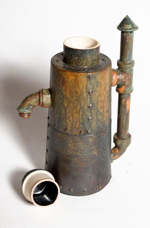 American Ceramic 'Steampunk' Coffee Pots