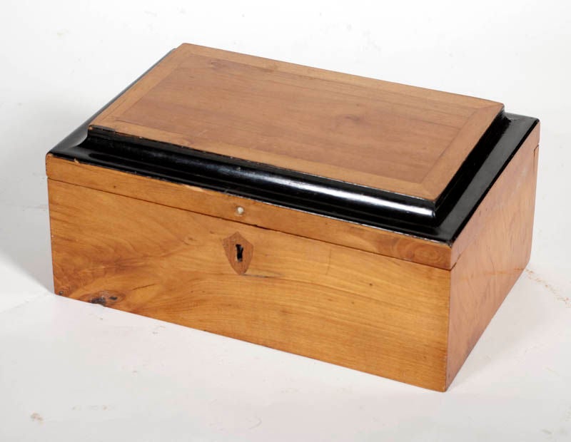 Swedish Biedemeier Fruit Wood Box