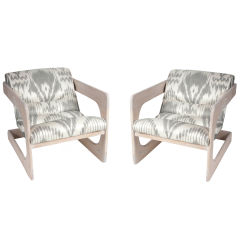 Pair of Lou Hodges Sling Chairs