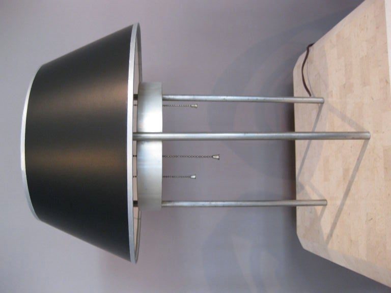 Benjamin Baldwin Three Legged Satin Chrome Lamp for Hansen 2