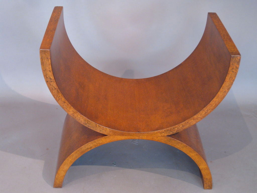 Pair Jay Spectre Thuya Burl Wood Benches 5