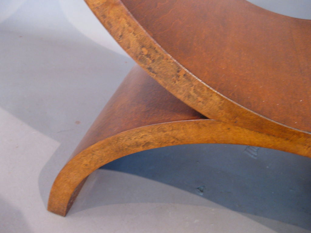 Pair Jay Spectre Thuya Burl Wood Benches 4