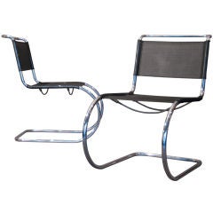 Pair Mies van der Rohe MR Side Chairs by Thonet
