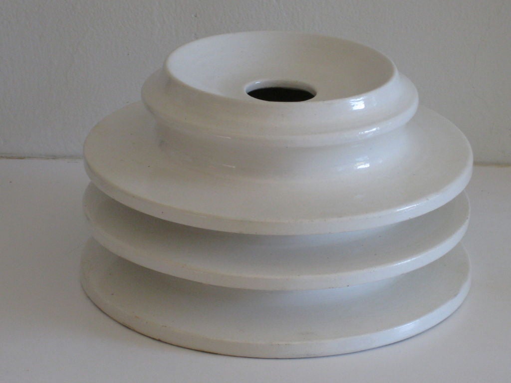 Mid-20th Century Rare Ettore Sottsass Rocchetti e Isolatori Ceramic Vase 1961