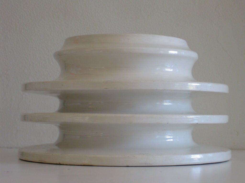 Rare and early Ettore Sottsass ceramic vase for his series called 