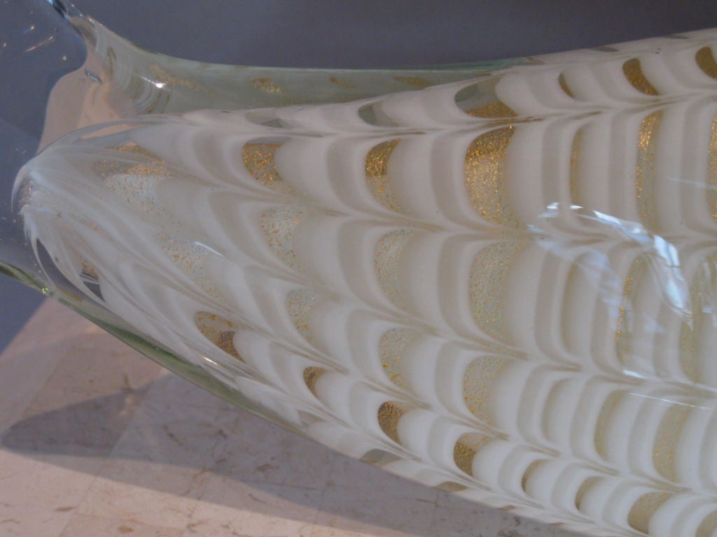Mid-20th Century Large Vintage Murano Glass Fish by Barovier & Toso