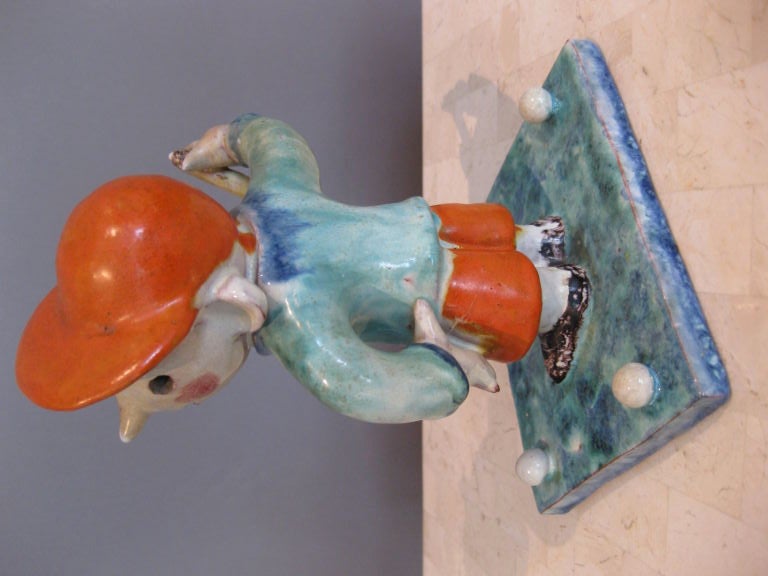 Walter Bosse Glazed Ceramic Golfer Wiener Werkstatte 3