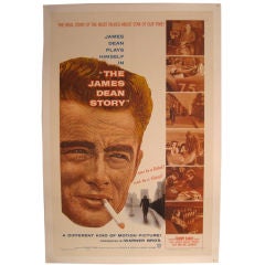 Original Early Robert Altman Film Poster THE JAMES DEAN STORY
