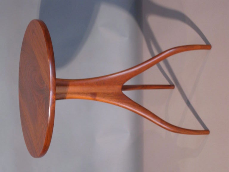 American Craft Movement Side Table in the manner of Sam Maloof