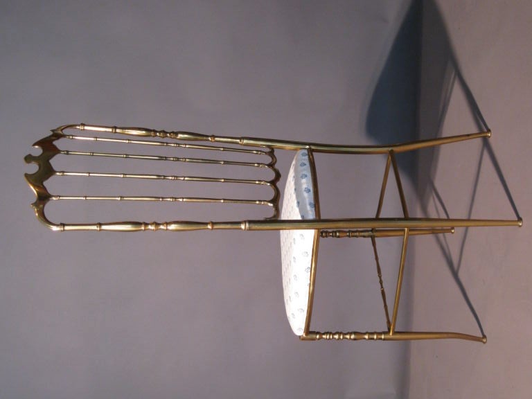 Italian Brass Chiavari Chair 2