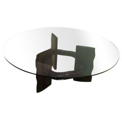 A Round Cocktail Table by Vittorio Valabrega