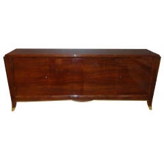 A Four Doored Art Deco Sideboard in Mahogany