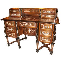 Italian Rosewood Desk in the Mazarin Style