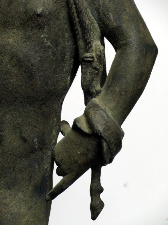 Bronze French Sculpture of Narcissus