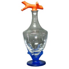 Exotic Daum Crystal Decanter