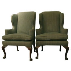A Pair  of Kittinger Wingback Chairs