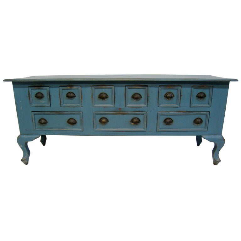 Painted Apothocary Cabinet For Sale