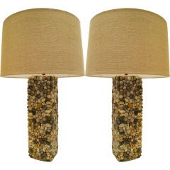 Pair of Pebble Lamps