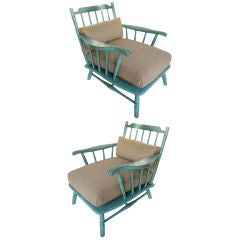 Pair of Spindle Back Chairs