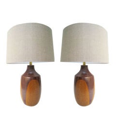 Pair of David Cressey Lamps
