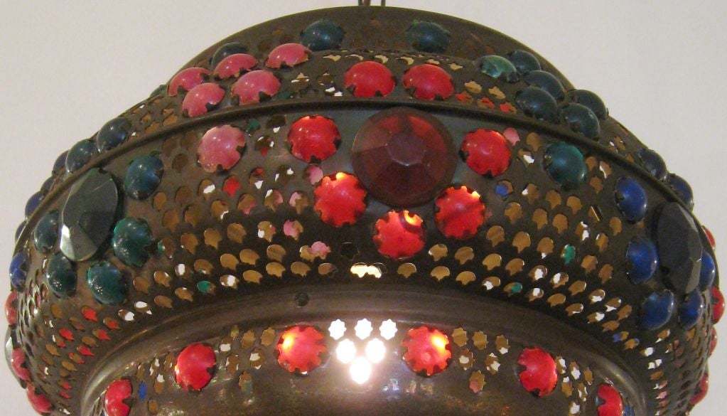 Glass Early Moroccan Lantern