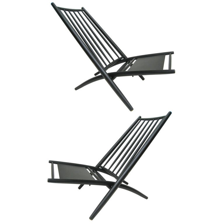 Pair of Lounge Chairs For Sale
