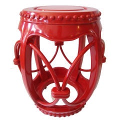 Lacquer Garden Stool