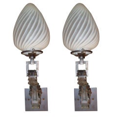 Pair of Beaux Arts Wall Sconces.