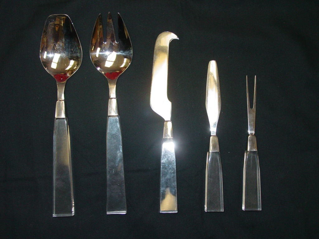 Rare Iconic flatware in the Space Age 