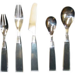 Large set of Towle "Lucite" Flatware