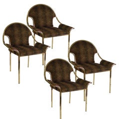 Set of Four Stylish  Arm  Chairs