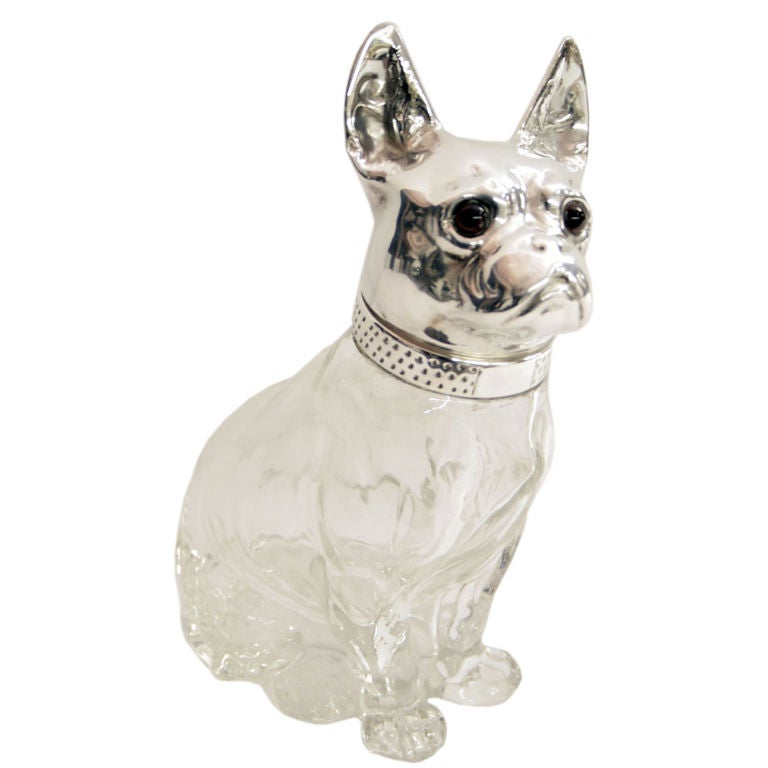 French Bulldog Decanter