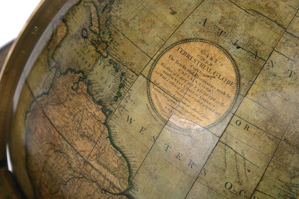 A Regency Terrestrial Globe.