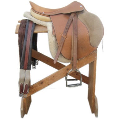Vintage Hermes Jumping Saddle and Accessories at 1stDibs
