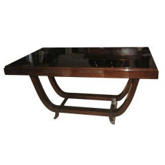 1940s French Rosewood Dining Table 11