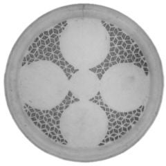 19th c. Moghul Marble Plate